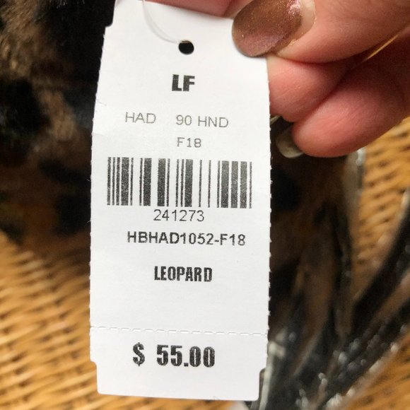 3 AM Forever Leopard 👜  Faux Fur *NWT - Picture 3 of 6